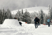 Snow camping on Mt. Spokane