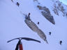 Up the headwall
