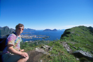 <On top of the world above Svolvaer, Norway